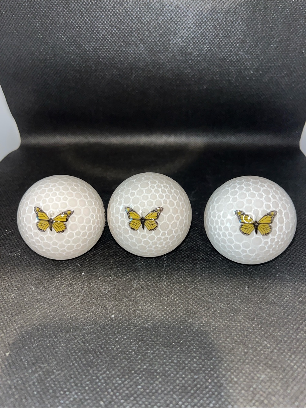 #3 volvik crystal golf balls Butterfly Graphic set of 3